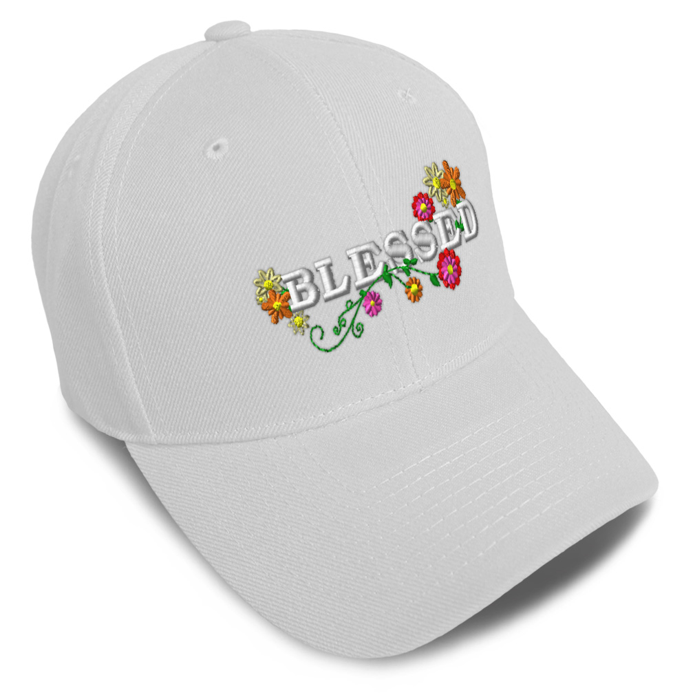 Baseball Cap Blessed Style C Acrylic God Faith Dad Hats for Men & Women 1 Size - Picture 34 of 43