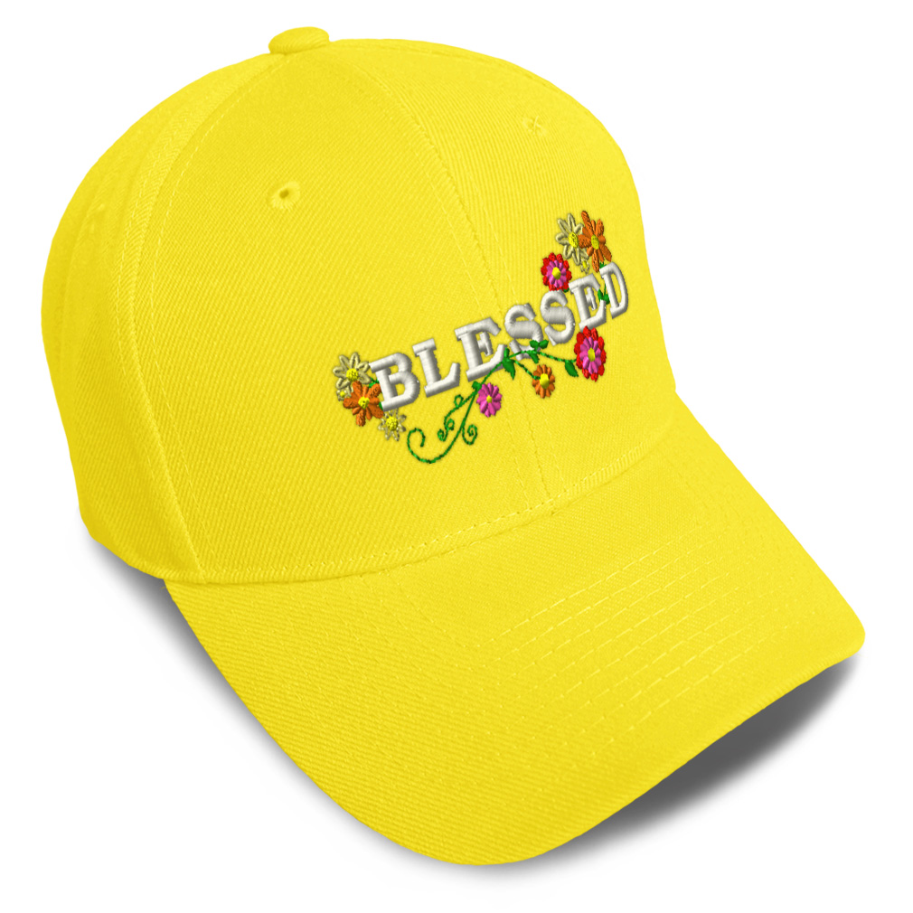 Baseball Cap Blessed Style C Acrylic God Faith Dad Hats for Men & Women 1 Size - Picture 42 of 43