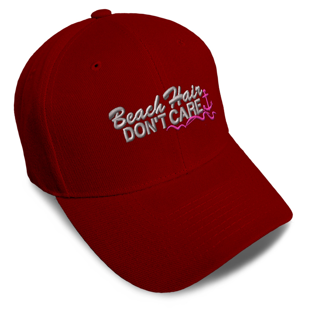 Baseball Cap Beach Hair Don'T Care Style B Ocean Dad Hats for Men & Women 1 Size - Picture 36 of 43