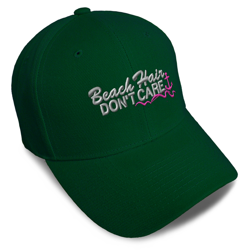 Baseball Cap Beach Hair Don'T Care Style B Ocean Dad Hats for Men & Women 1 Size - Picture 10 of 43