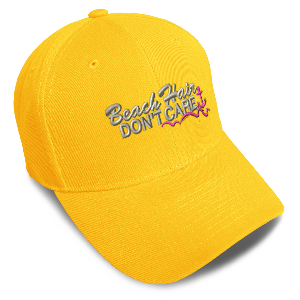 Baseball Cap Beach Hair Don'T Care Style B Ocean Dad Hats for Men & Women 1 Size - Picture 40 of 43