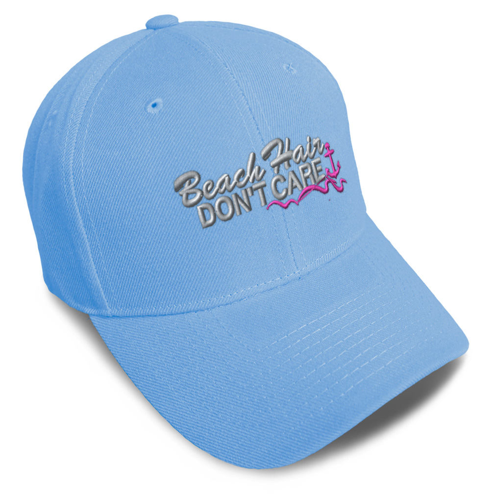 Baseball Cap Beach Hair Don'T Care Style B Ocean Dad Hats for Men & Women 1 Size - Picture 20 of 43