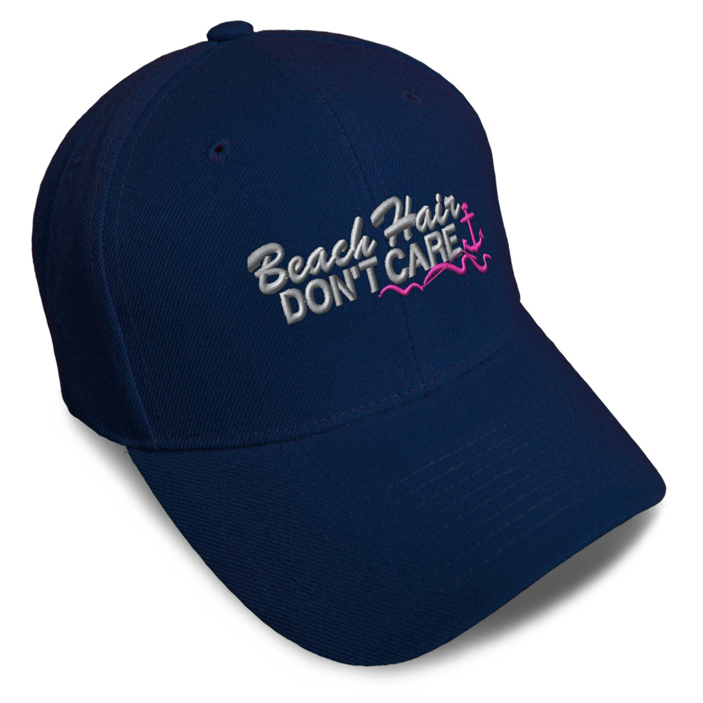 Baseball Cap Beach Hair Don'T Care Style B Ocean Dad Hats for Men & Women 1 Size - Picture 22 of 43