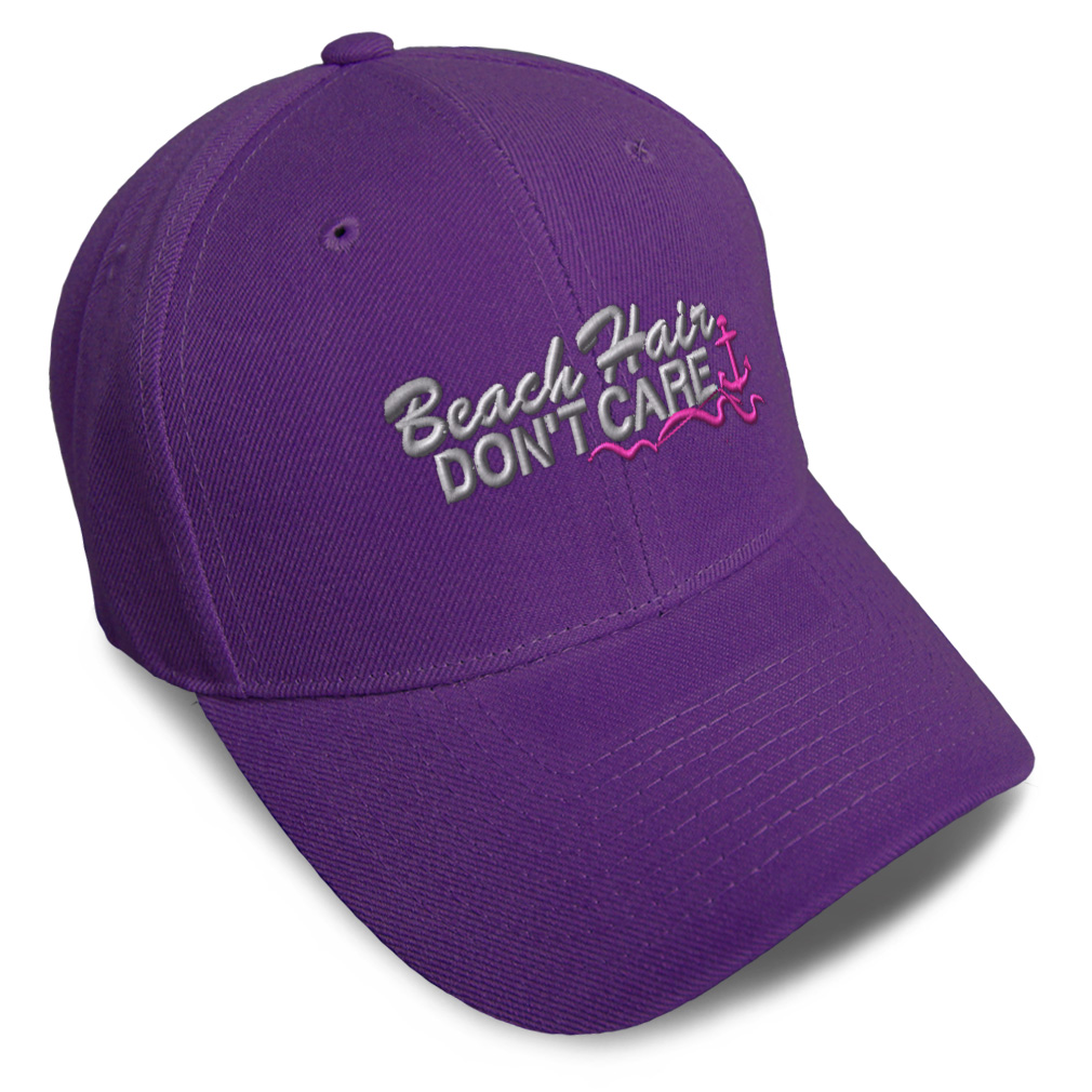Baseball Cap Beach Hair Don'T Care Style B Ocean Dad Hats for Men & Women 1 Size - Picture 26 of 43