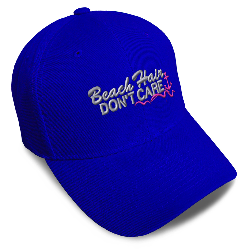 Baseball Cap Beach Hair Don'T Care Style B Ocean Dad Hats for Men & Women 1 Size - Picture 30 of 43