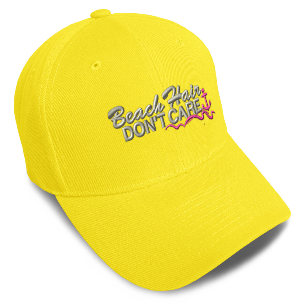 Baseball Cap Beach Hair Don'T Care Style B Ocean Dad Hats for Men & Women 1 Size - Picture 42 of 43