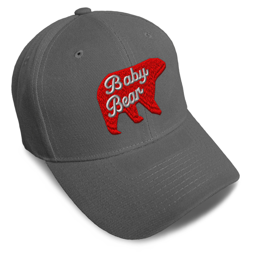 Baseball Cap Baby Bear Acrylic Animal Newborn Dad Hats for Men & Women 1 Size - Picture 38 of 43