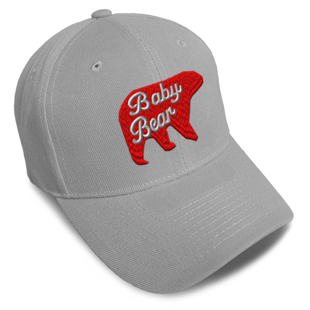 Baseball Cap Baby Bear Acrylic Animal Newborn Dad Hats for Men & Women 1 Size - Picture 12 of 43