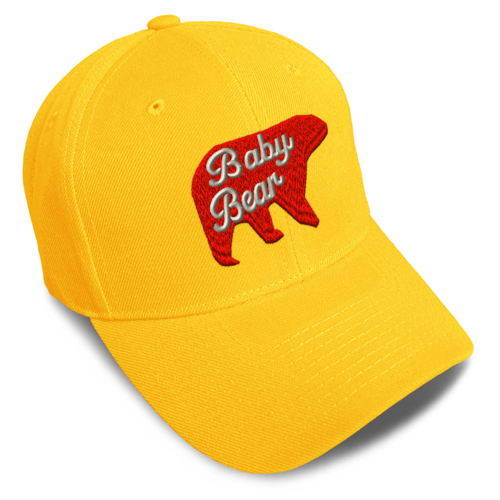 Baseball Cap Baby Bear Acrylic Animal Newborn Dad Hats for Men & Women 1 Size - Picture 40 of 43