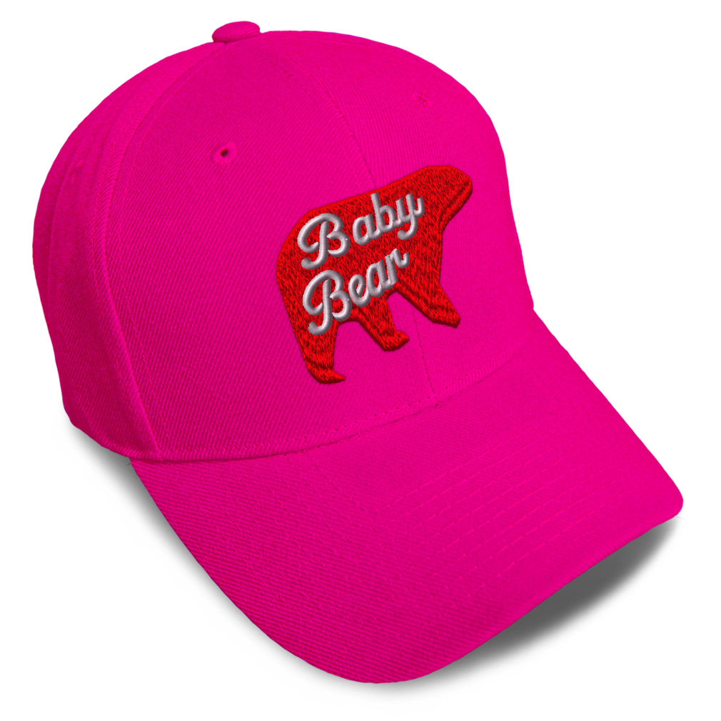 Baseball Cap Baby Bear Acrylic Animal Newborn Dad Hats for Men & Women 1 Size - Picture 14 of 43