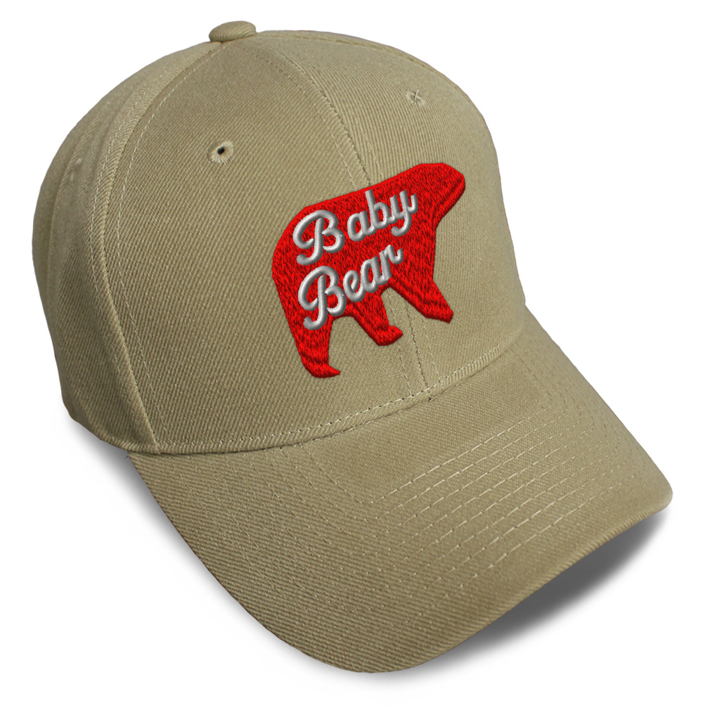 Baseball Cap Baby Bear Acrylic Animal Newborn Dad Hats for Men & Women 1 Size - Picture 16 of 43