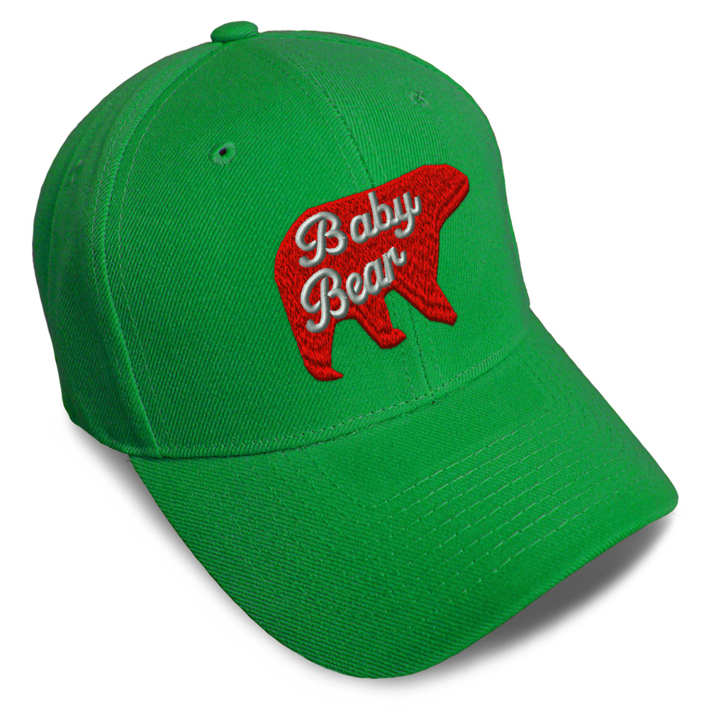 Baseball Cap Baby Bear Acrylic Animal Newborn Dad Hats for Men & Women 1 Size - Picture 18 of 43