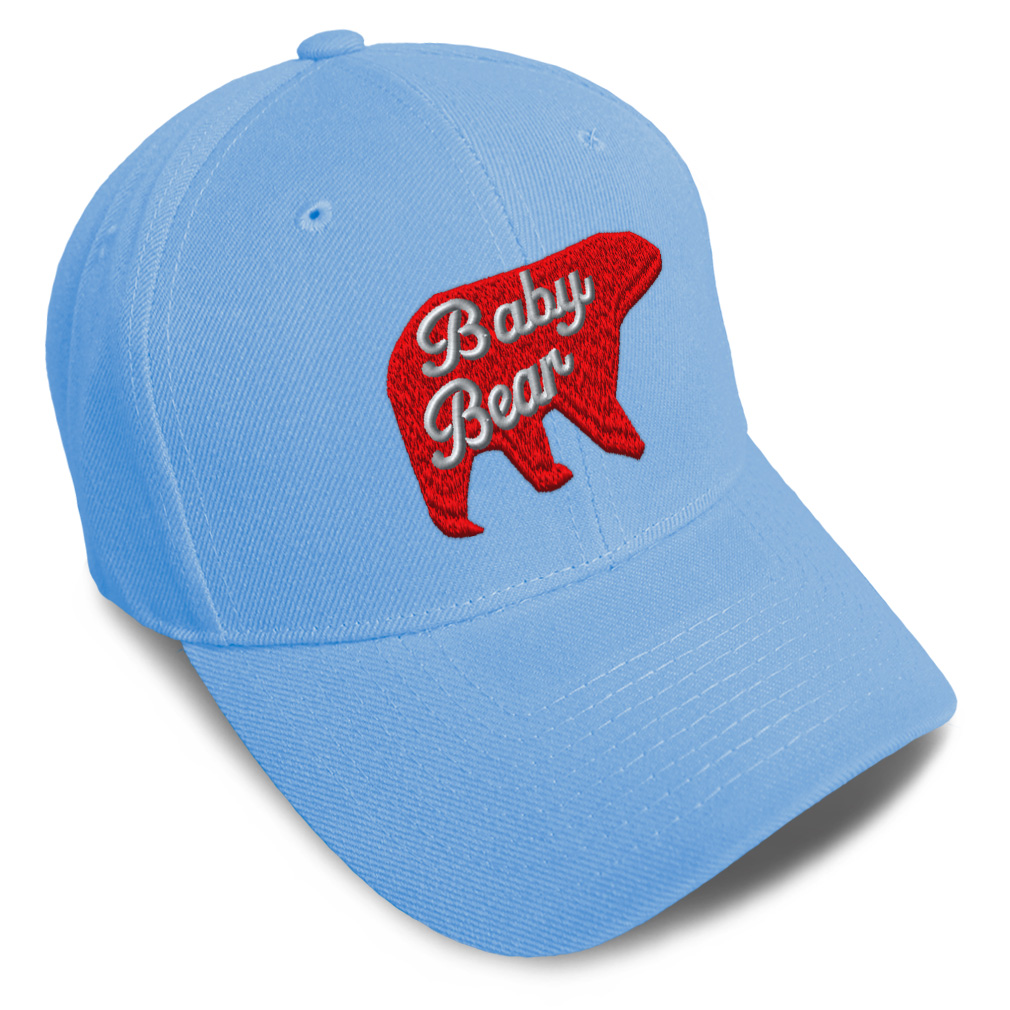 Baseball Cap Baby Bear Acrylic Animal Newborn Dad Hats for Men & Women 1 Size - Picture 20 of 43