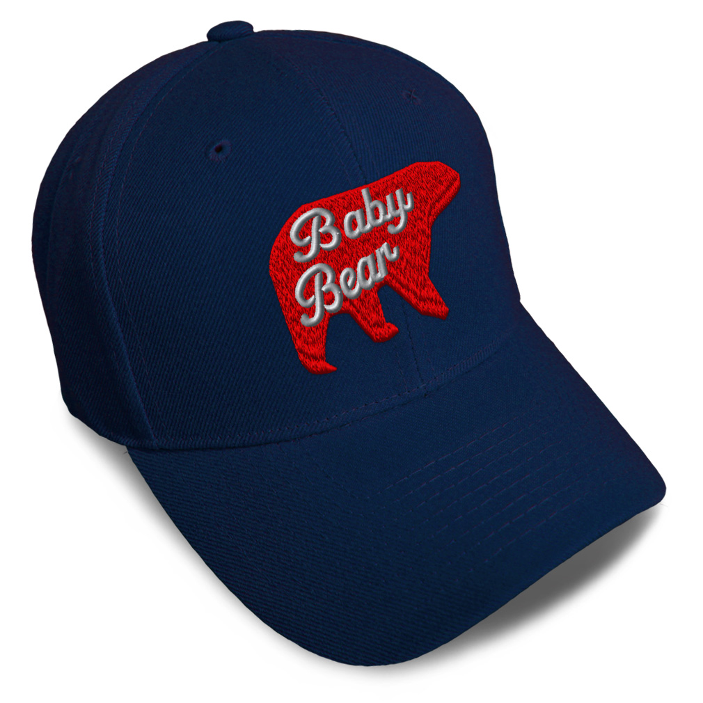 Baseball Cap Baby Bear Acrylic Animal Newborn Dad Hats for Men & Women 1 Size - Picture 22 of 43
