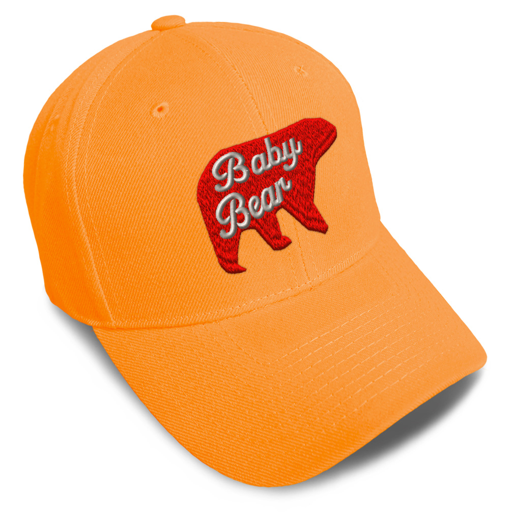 Baseball Cap Baby Bear Acrylic Animal Newborn Dad Hats for Men & Women 1 Size - Picture 24 of 43