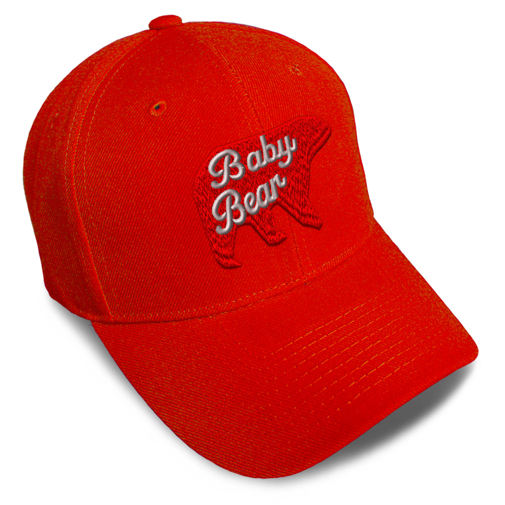 Baseball Cap Baby Bear Acrylic Animal Newborn Dad Hats for Men & Women 1 Size - Picture 28 of 43