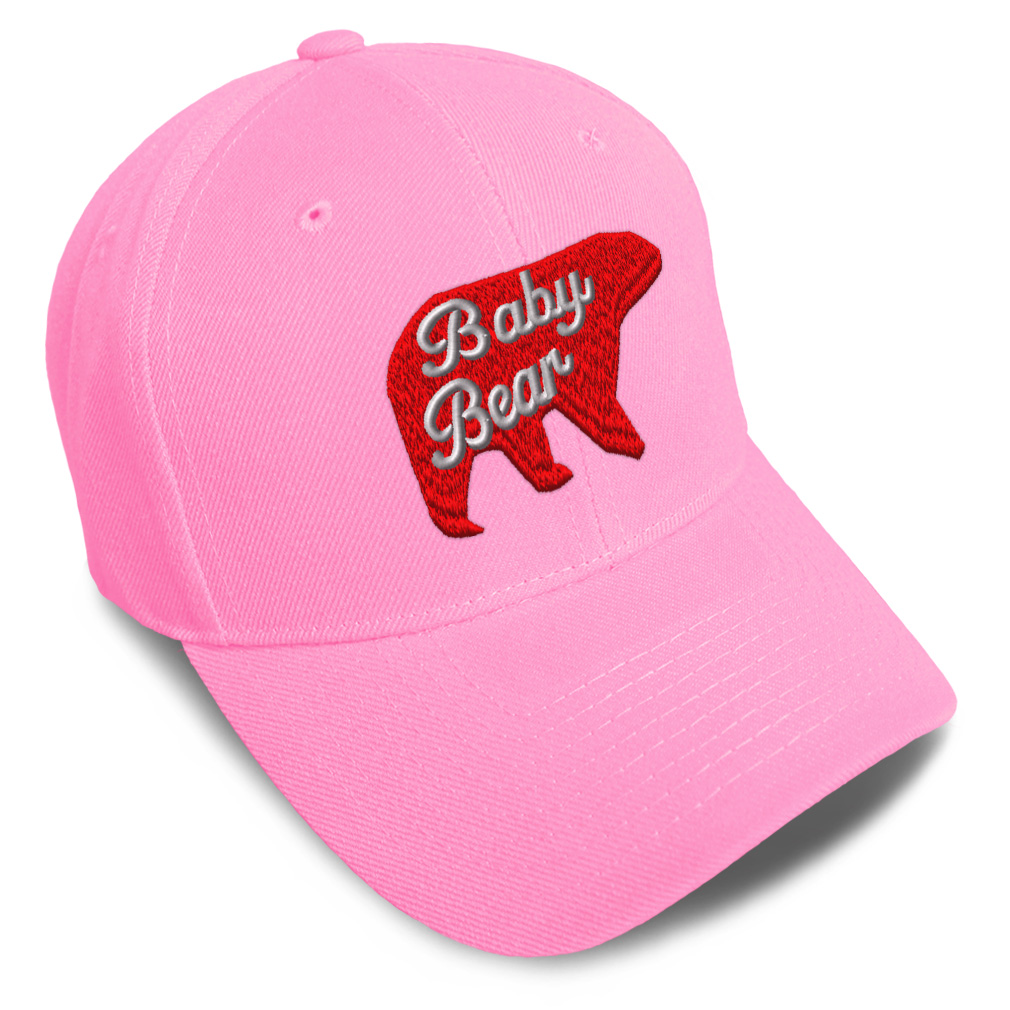 Baseball Cap Baby Bear Acrylic Animal Newborn Dad Hats for Men & Women 1 Size - Picture 32 of 43