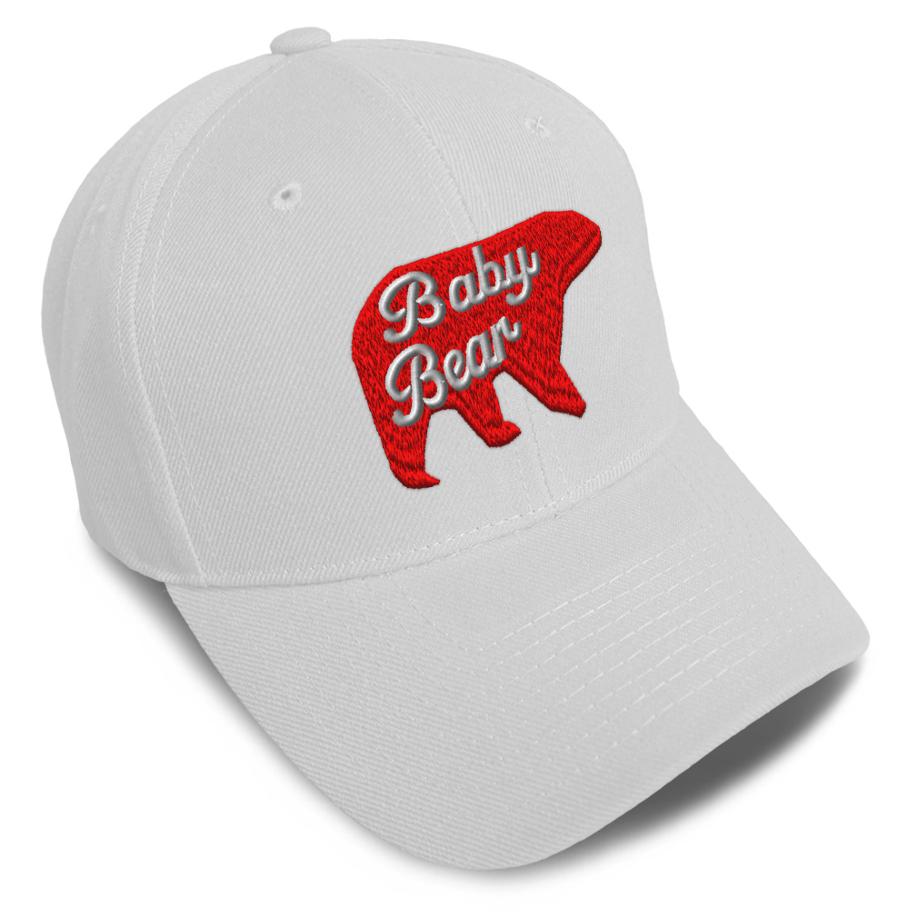 Baseball Cap Baby Bear Acrylic Animal Newborn Dad Hats for Men & Women 1 Size - Picture 34 of 43