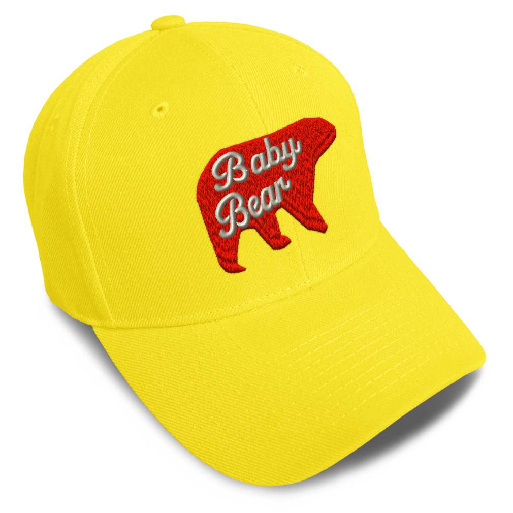 Baseball Cap Baby Bear Acrylic Animal Newborn Dad Hats for Men & Women 1 Size - Picture 42 of 43