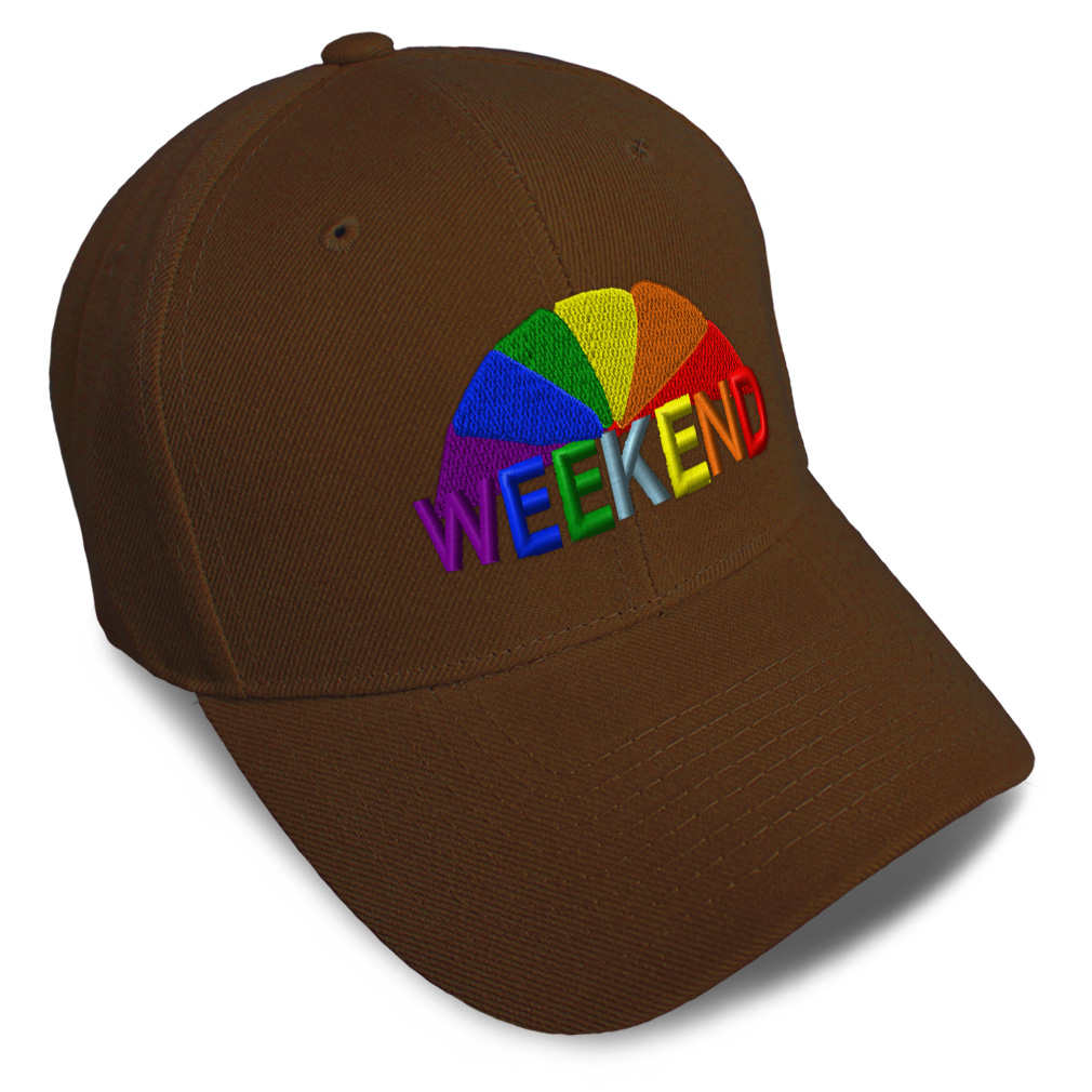 Baseball Cap Weekend Style B Sunday Relax Dad Hats for Men & Women 1 Size - Picture 8 of 43
