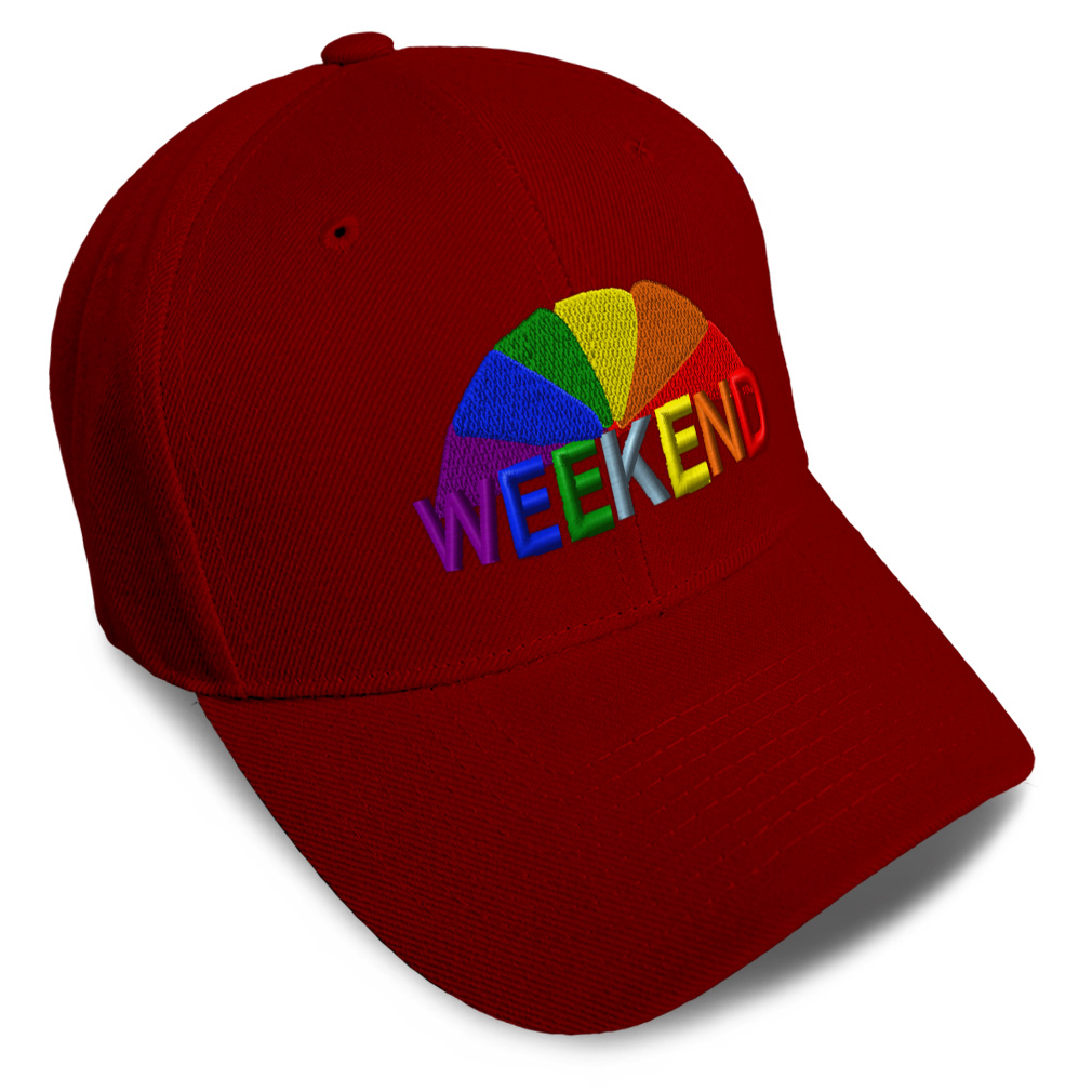 Baseball Cap Weekend Style B Sunday Relax Dad Hats for Men & Women 1 Size - Picture 36 of 43