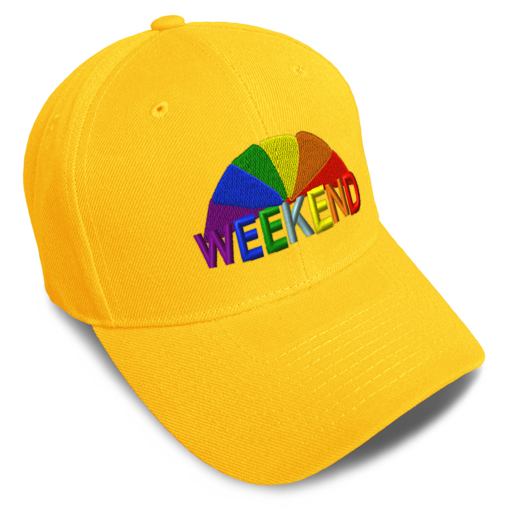 Baseball Cap Weekend Style B Sunday Relax Dad Hats for Men & Women 1 Size - Picture 40 of 43