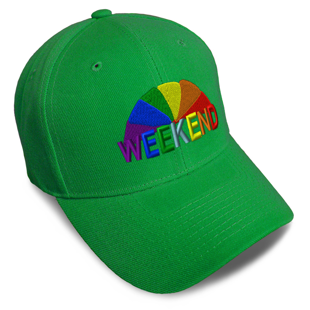 Baseball Cap Weekend Style B Sunday Relax Dad Hats for Men & Women 1 Size - Picture 18 of 43