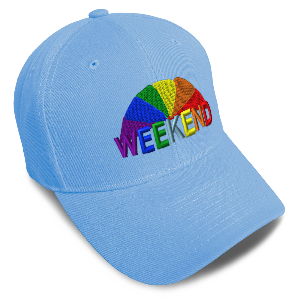 Baseball Cap Weekend Style B Sunday Relax Dad Hats for Men & Women 1 Size - Picture 20 of 43