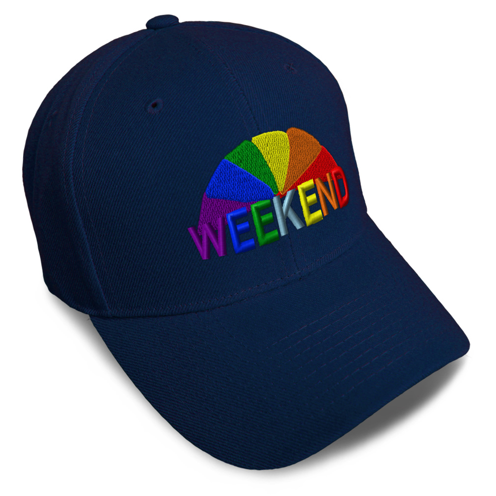 Baseball Cap Weekend Style B Sunday Relax Dad Hats for Men & Women 1 Size - Picture 22 of 43