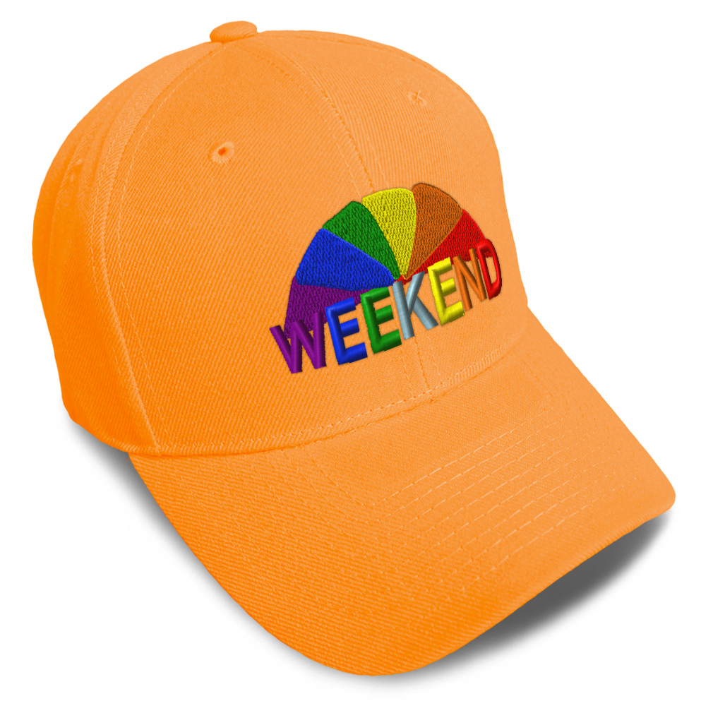 Baseball Cap Weekend Style B Sunday Relax Dad Hats for Men & Women 1 Size - Picture 24 of 43