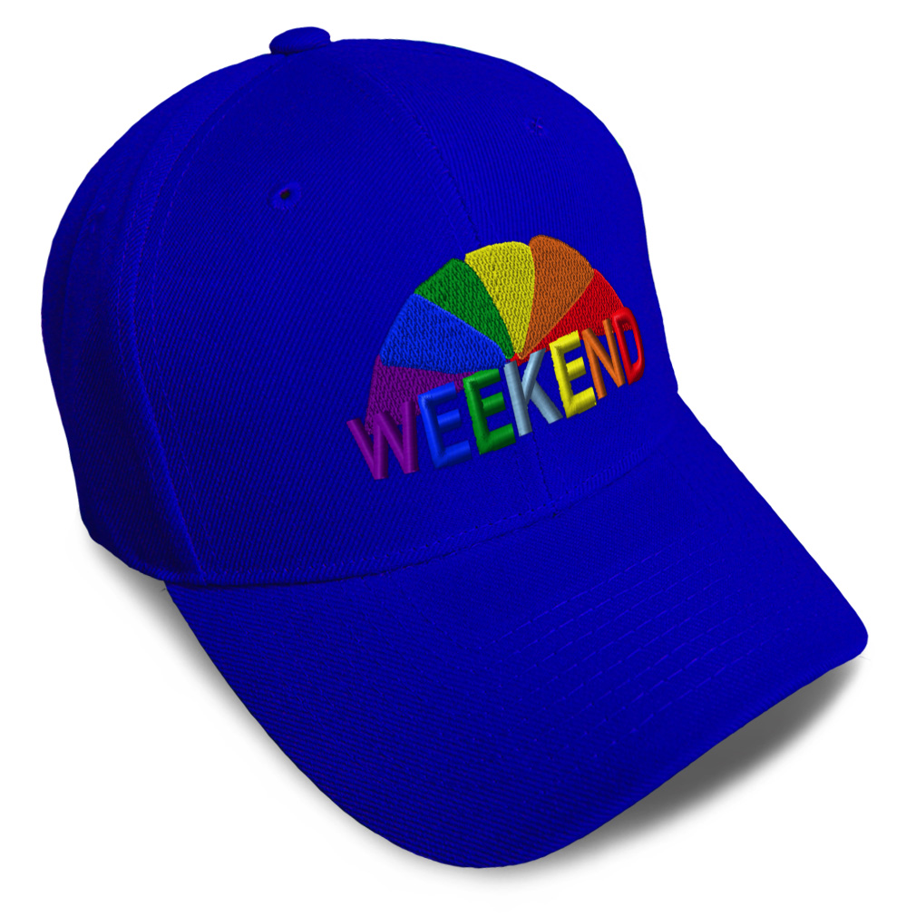 Baseball Cap Weekend Style B Sunday Relax Dad Hats for Men & Women 1 Size - Picture 30 of 43