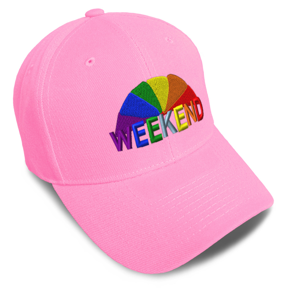 Baseball Cap Weekend Style B Sunday Relax Dad Hats for Men & Women 1 Size - Picture 32 of 43