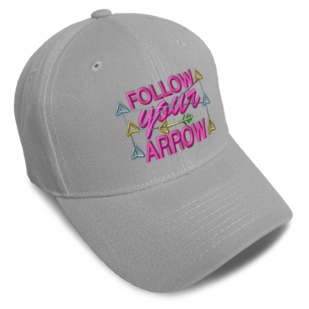 Baseball Cap Follow Your Arrow Style B Course Idea Dad Hats for Men & Women - Picture 12 of 43