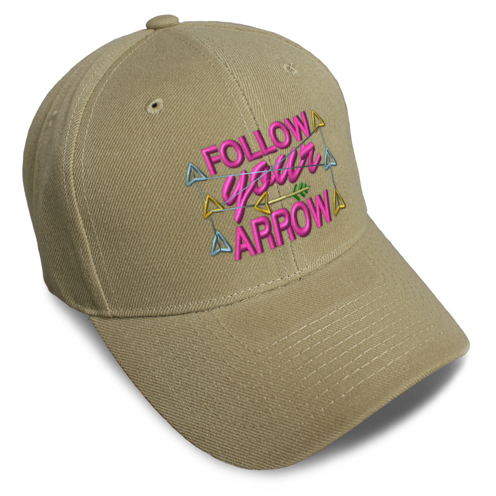 Baseball Cap Follow Your Arrow Style B Course Idea Dad Hats for Men & Women - Picture 16 of 43