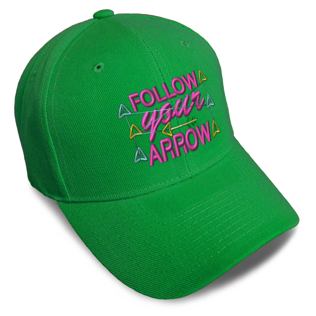 Baseball Cap Follow Your Arrow Style B Course Idea Dad Hats for Men & Women - Picture 18 of 43