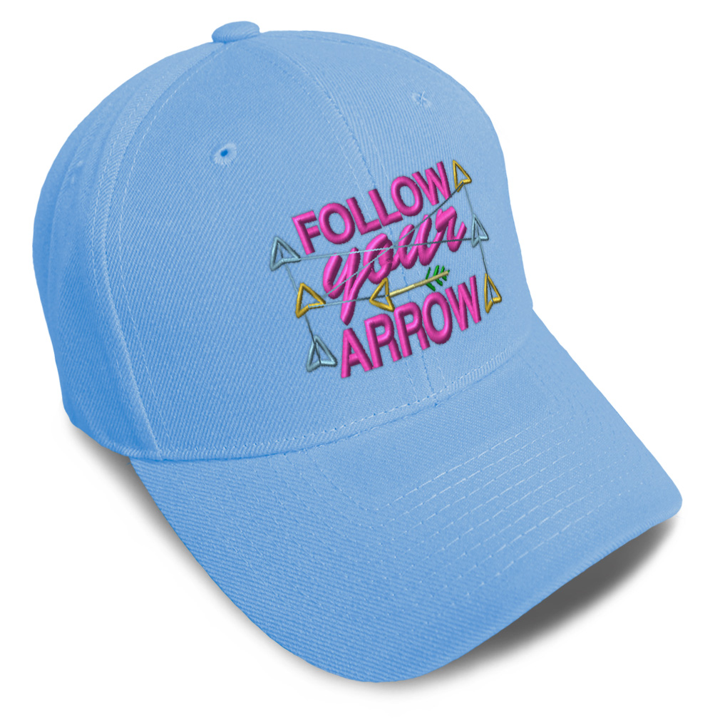 Baseball Cap Follow Your Arrow Style B Course Idea Dad Hats for Men & Women - Picture 20 of 43