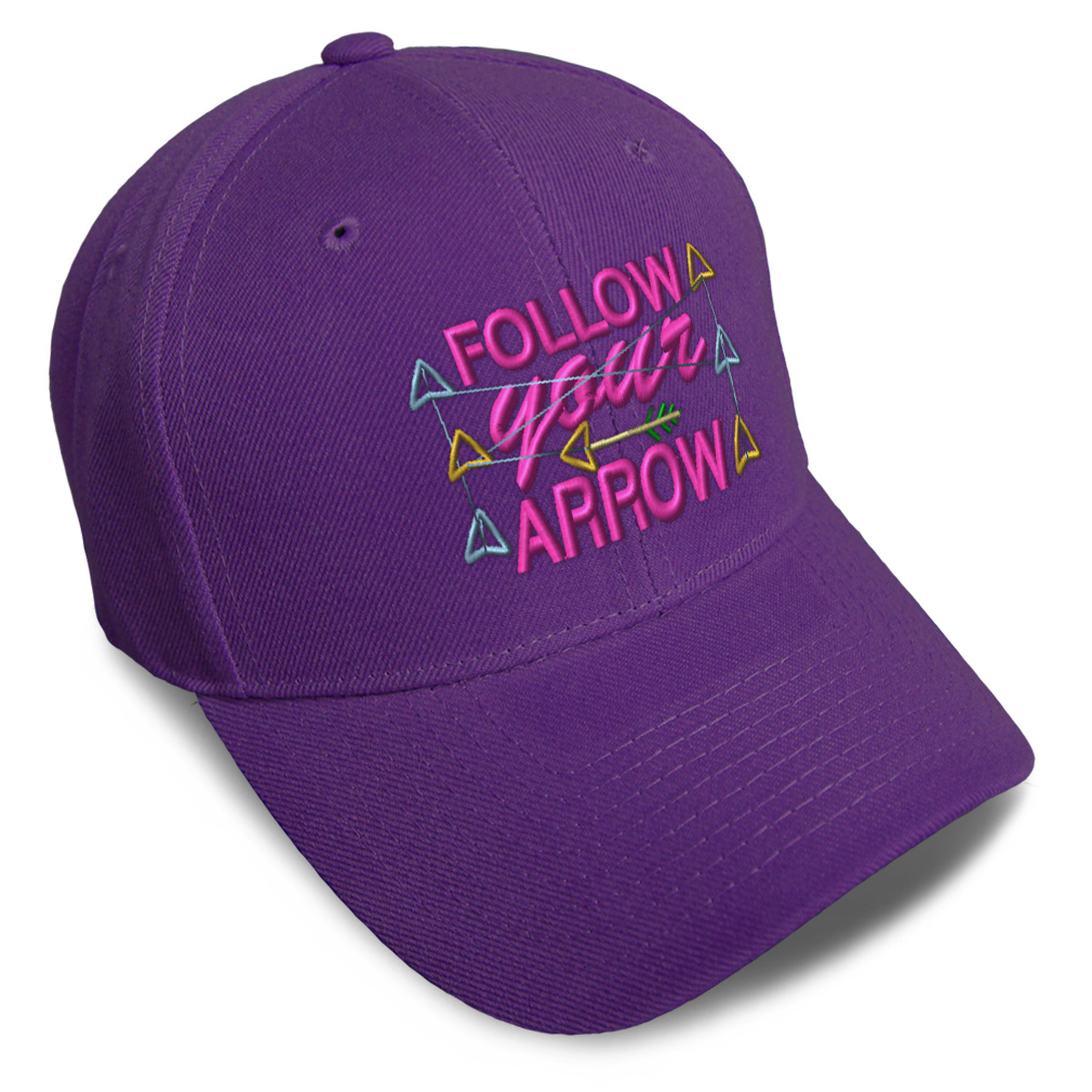 Baseball Cap Follow Your Arrow Style B Course Idea Dad Hats for Men & Women - Picture 26 of 43