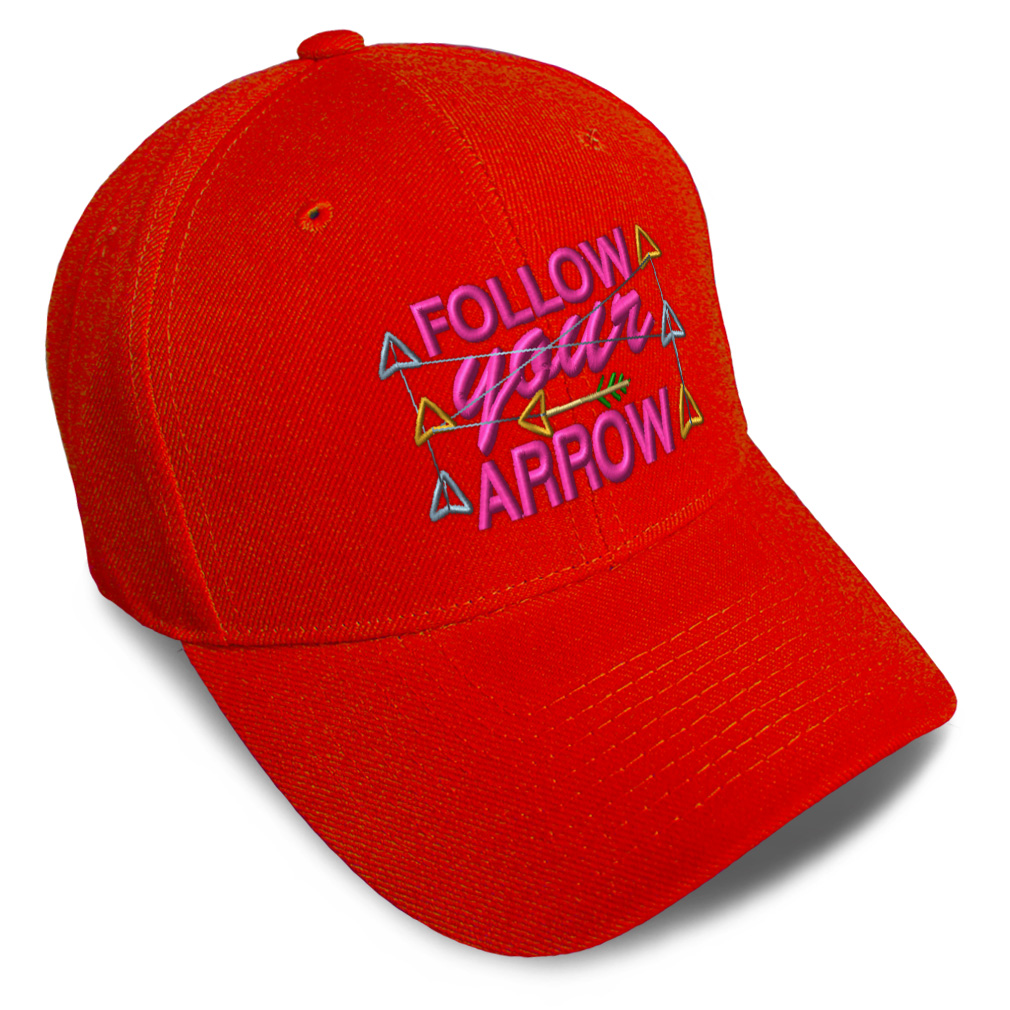 Baseball Cap Follow Your Arrow Style B Course Idea Dad Hats for Men & Women - Picture 28 of 43