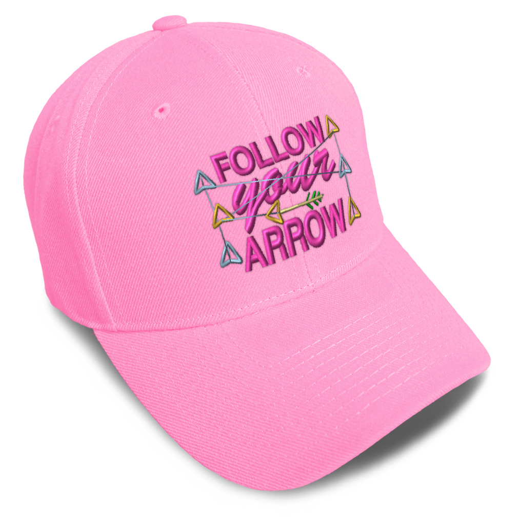 Baseball Cap Follow Your Arrow Style B Course Idea Dad Hats for Men & Women - Picture 32 of 43
