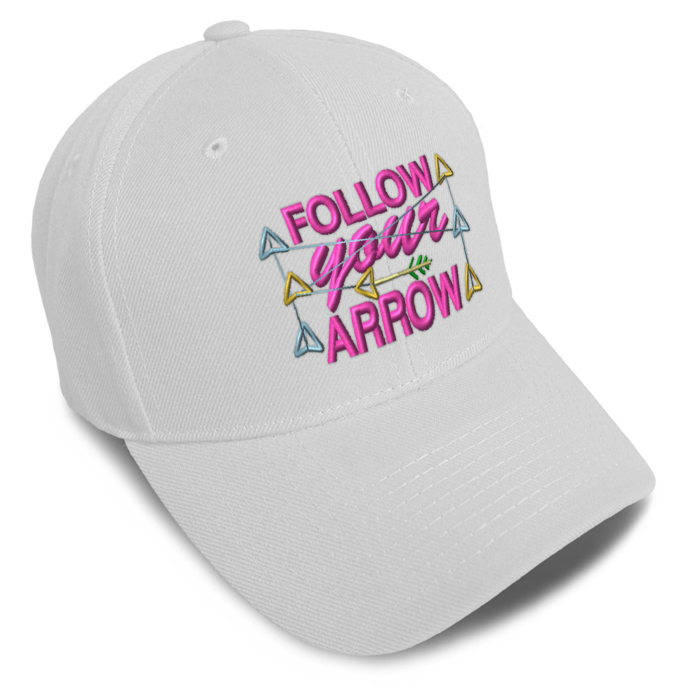 Baseball Cap Follow Your Arrow Style B Course Idea Dad Hats for Men & Women - Picture 34 of 43