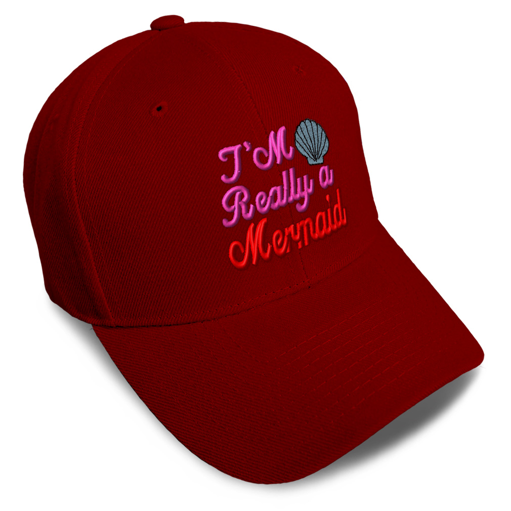 Baseball Cap I'M Really A Mermaid Siren Beauty Dad Hats for Men & Women 1 Size - Picture 36 of 43