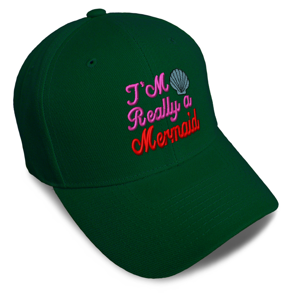 Baseball Cap I'M Really A Mermaid Siren Beauty Dad Hats for Men & Women 1 Size - Picture 10 of 43