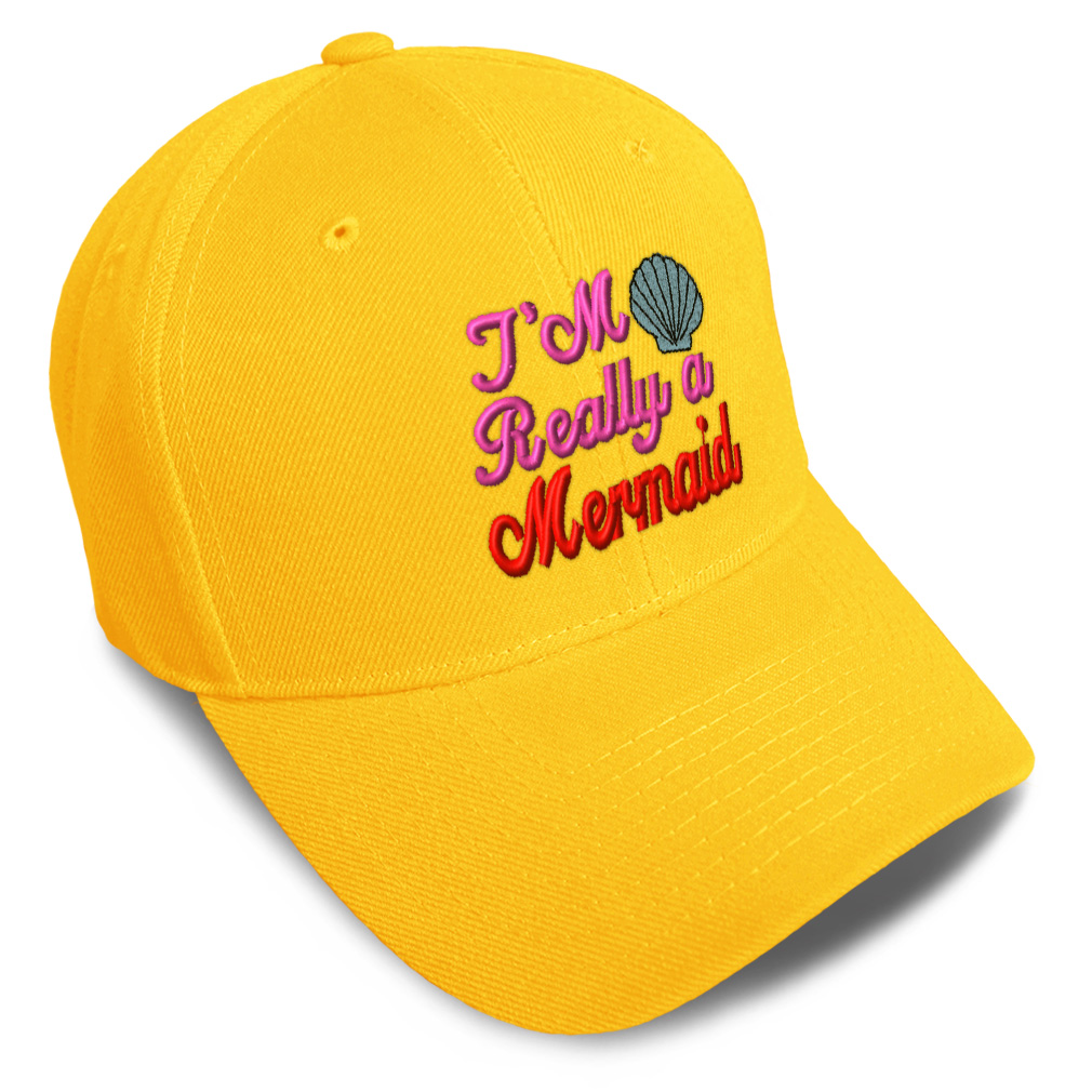 Baseball Cap I'M Really A Mermaid Siren Beauty Dad Hats for Men & Women 1 Size - Picture 40 of 43