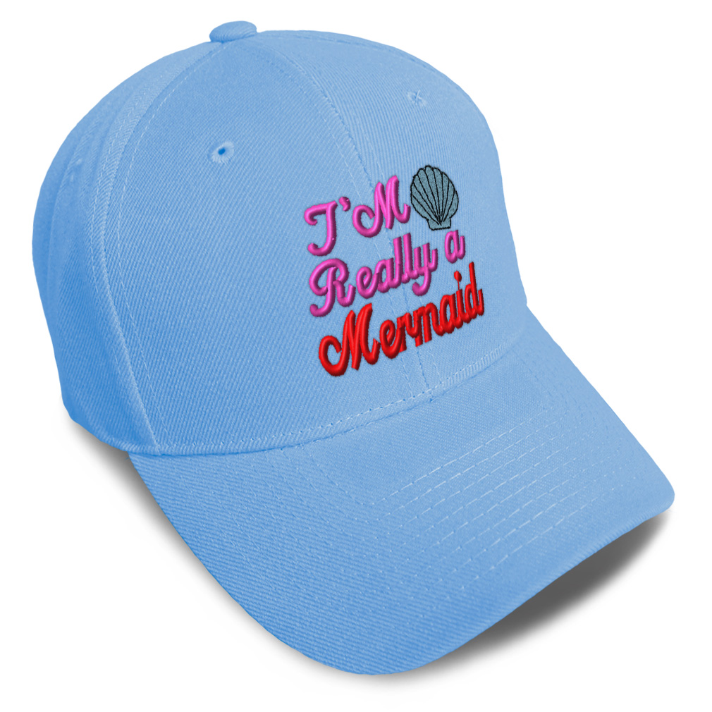 Baseball Cap I'M Really A Mermaid Siren Beauty Dad Hats for Men & Women 1 Size - Picture 20 of 43