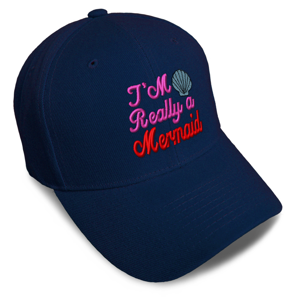 Baseball Cap I'M Really A Mermaid Siren Beauty Dad Hats for Men & Women 1 Size - Picture 22 of 43