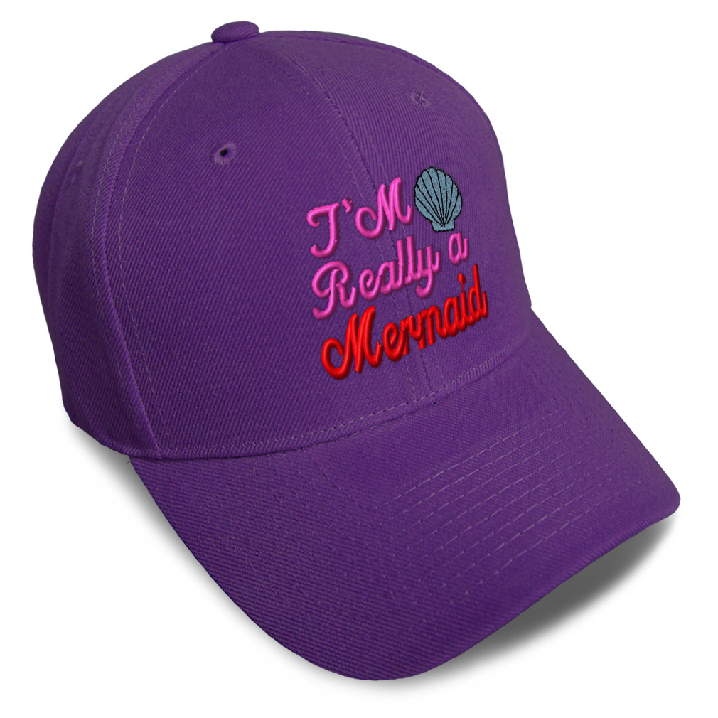 Baseball Cap I'M Really A Mermaid Siren Beauty Dad Hats for Men & Women 1 Size - Picture 26 of 43