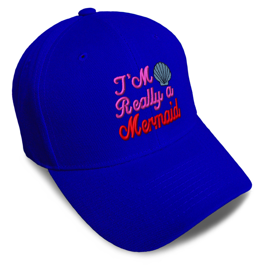 Baseball Cap I'M Really A Mermaid Siren Beauty Dad Hats for Men & Women 1 Size - Picture 30 of 43
