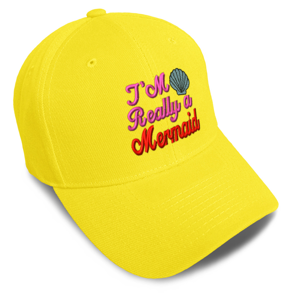 Baseball Cap I'M Really A Mermaid Siren Beauty Dad Hats for Men & Women 1 Size - Picture 42 of 43