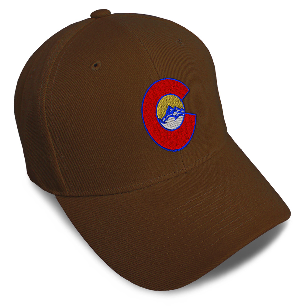 Baseball Cap Colorado Flag Style 2 Embroidery Dad Hats for Men & Women 1 Size - Picture 8 of 41