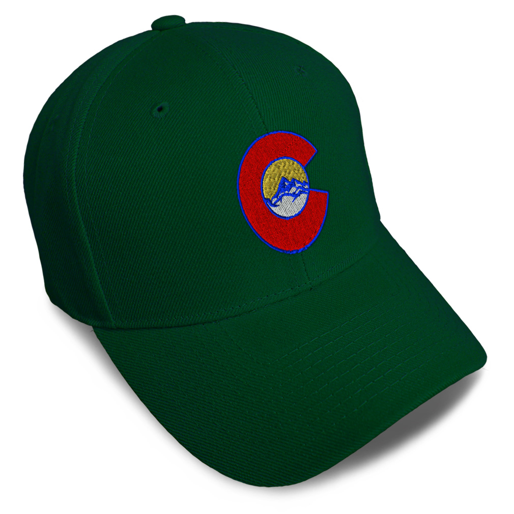 Baseball Cap Colorado Flag Style 2 Embroidery Dad Hats for Men & Women 1 Size - Picture 10 of 41